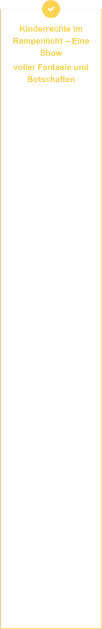 Kinderrechte im Rampenlicht – Eine Show  voller Fantasie und Botschaften  In der Sporthalle der Grundschule Gefell im Saale-Orla-Kreis in Thüringen ging es zwei Tag lang höchst lebendig, originell und bedeutsam zu: Unter der Überschrift »Barfuß über Wiesen – Projekttage« setzen Grundschulkinder gemeinsam mit den Profikünstlern der »KINDERLIEDBÜHNE« Mecklenburg-Vorpommern aus Greifswald ein klares Zeichen für die Rechte der Kinder. In den Wochen zuvor hatten Kinder aller Klassenstufen mit viel Herzblut und Fantasie an eigenen Programmpunkten gearbeitet. Endlich war es soweit: Ihre Beiträge wurden in einer mitreißenden Show auf die Bühne gebracht. Unterstützt von ihrer Schulsozialarbeiterin waren dabei beeindruckende Darbietungen entstanden, die zeigten, wie wichtig Themen wie Gleichheit, Bildung, Mitbestimmung und Schutz vor Gewalt für uns alle sind. Die Projekttage endeten mit einer abwechslungsreichen Mischung aus Theater, Musik und Tanz, die nicht nur unterhielt, sondern auch zum Nachdenken anregte. Denn auch hierzulande gibt es Kinder, die nicht die gleichen Chancen auf ein selbstbestimmtes Leben haben. Genau da setzt das Projekt an: Es will Aufmerksamkeit schaffen und die junge Generation selbst zu Wort kommen lassen. »Unsere Kinder sind keine bloßen Zuschauer – sie gestalten aktiv mit. Dieses Projekt zeigt, wie viel Potenzial und wie viele Ideen in ihnen stecken«, sagte Andrea Peters von der »KINDERLIEDBÜHNE« Mecklenburg-Vorpommern. Gemeinsam mit ihrem Bühnenpartner Thomas Birkigt setzen sich beide seit vielen Jahren für die Kinderrechte in Deutschland ein. Die »Barfuß über Wiesen – Projekttage« versprechen viele unvergessliche Begegnungen und Momente voller Kreativität, Begeisterung und vor allem wichtiger Botschaften. Sie zeigen: Kinder haben eine Stimme – und die war in Gefell besonders kraftvoll!